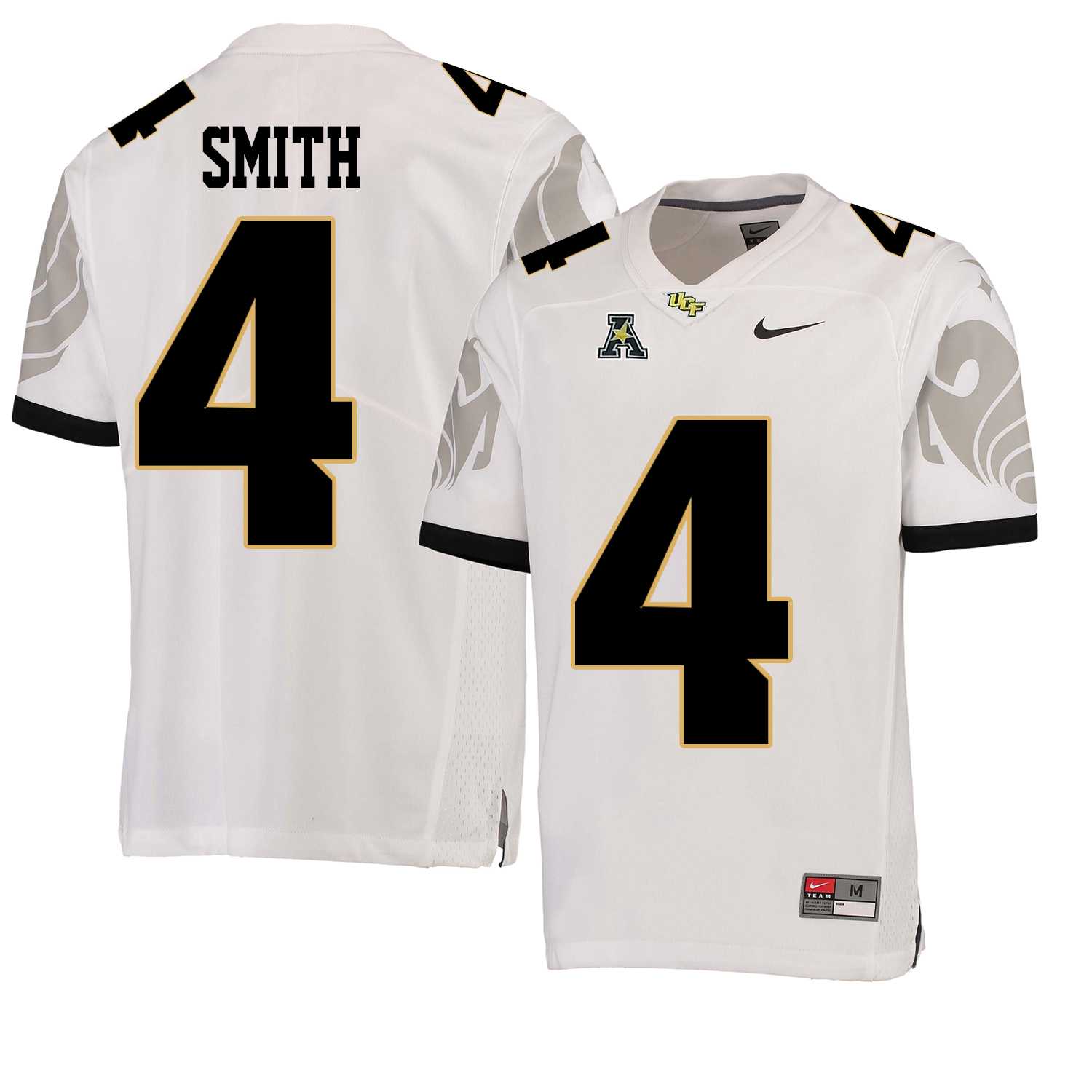UCF Knights #4 Tre Quan Smith White College Football Jersey